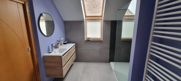 Rénovation d'une salle de bain à Ligne