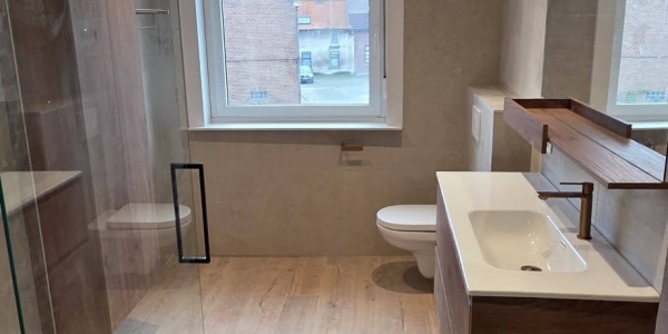 Rénovation d'une salle de bain à Quevaucamps