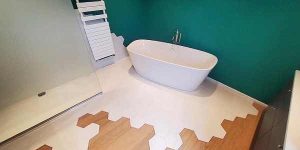 Découvrez notre dernière salle de bain à Peruwelz