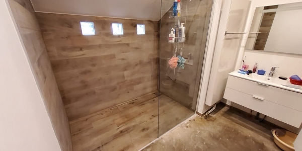Rénovation d'une salle de douche à Ath