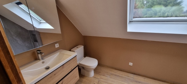 Rénovation d'une salle de bain à Lanquesain 