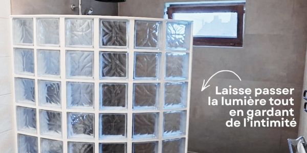 Passer d’une baignoire d’angle à une douche… et redécouvrir sa salle de bain ✨