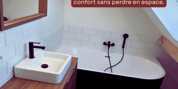 Salle de bain sous combles : confort sans perdre d'espace